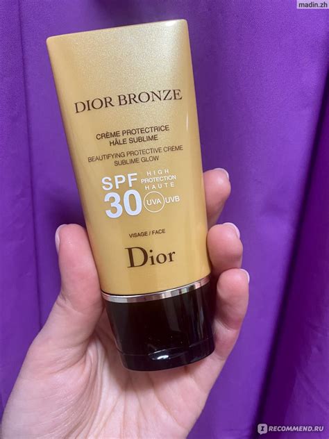 Солнцезащитный крем Dior Bronze spf 30 — отзывы